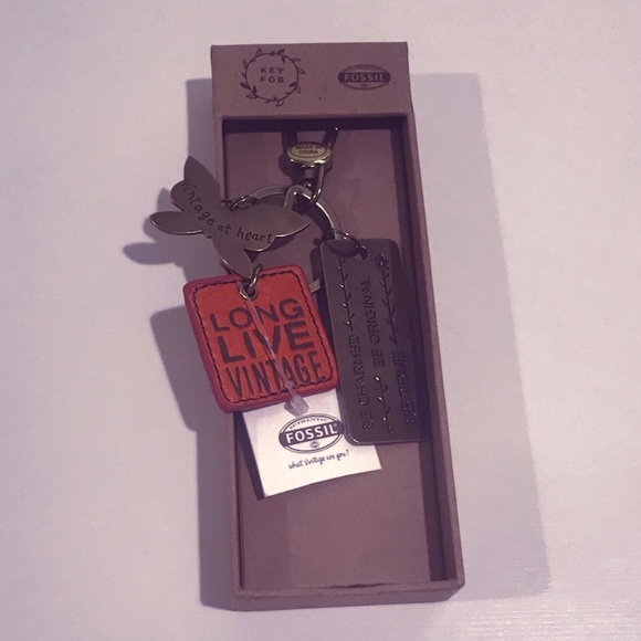 Fossil Accessories - Fossil Butterfly "Vintage at Heart" Keychain - NWT Fossil Accessories - Fossil Butterfly "Vintage at Heart" Keychain - NWT